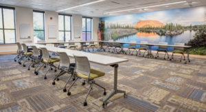 photo: the Delaplane Board Room at Colorado Mountain College- Morgridge Commons